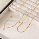 18K Gold-Plated Minimalist Necklace