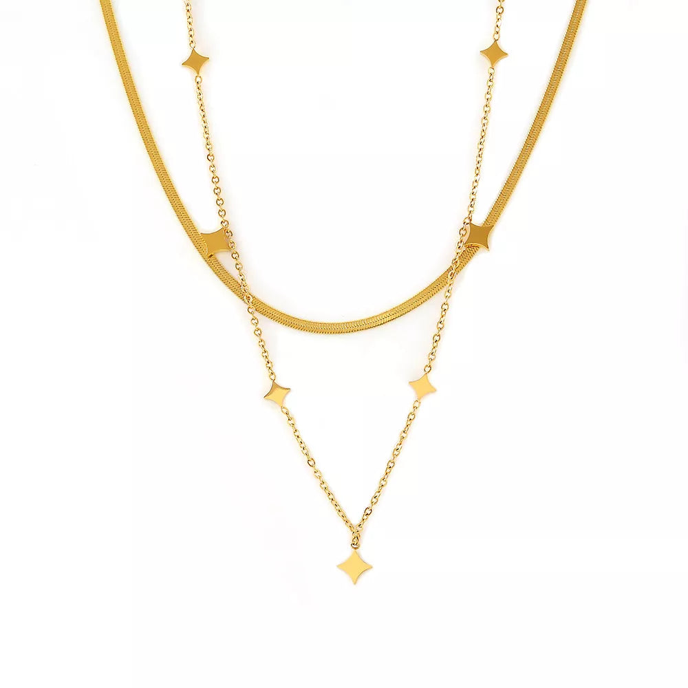 18K Gold-Plated Minimalist Necklace