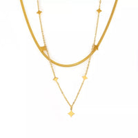 18K Gold-Plated Minimalist Necklace