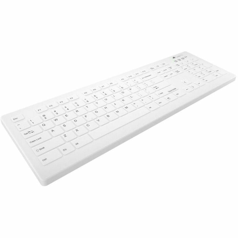 Cherry AK-C8112 Wireless Medical Keyboard - Hygienic, IP68 Sealed, 2.4GHz Connection, 104 Keys