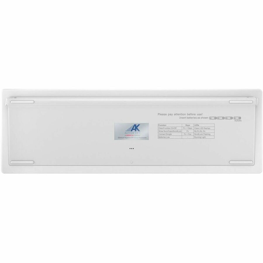 Cherry AK - C8112 Wireless Medical Keyboard - Hygienic, IP68 Sealed, 2.4GHz Connection, 104 Keys - Store 42