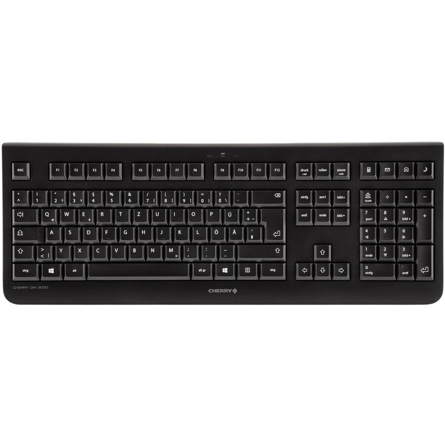 Cherry DW 3000 Wireless Keyboard and Mouse Set - Sleek Black Design, Silent Keys, Optimal Performance
