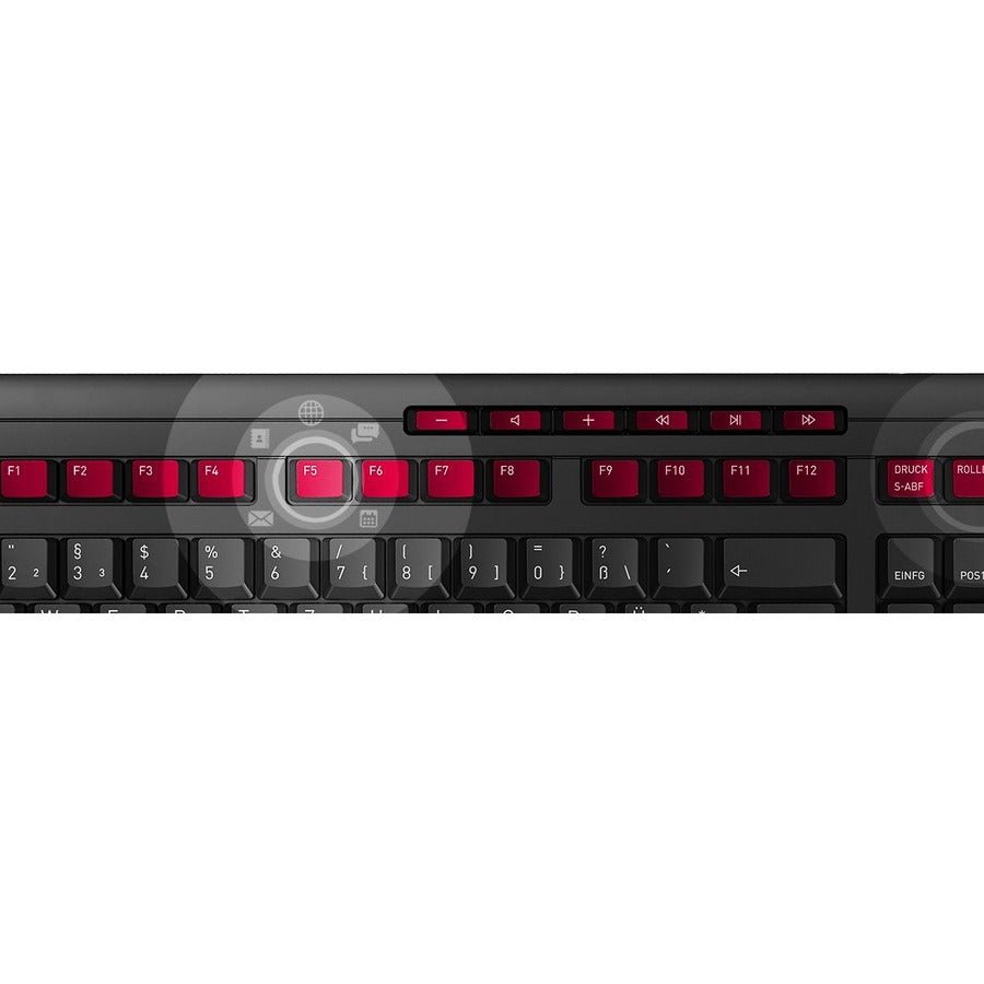 CHERRY DW 3000 Wireless Keyboard and Mouse Set with Quiet Keys and 10 Million Keystrokes - Store 42