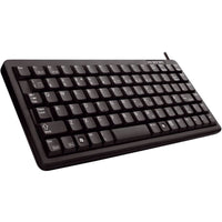Cherry G84 4100 Ultraslim 104 - Key Black Keyboard - Space - Saving Design, Ideal for Mobile Use - Store 42