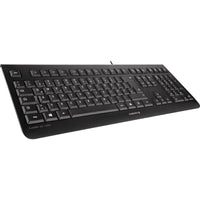 Cherry KC 1000 Corded Keyboard - Durable Black Office Keyboard with Whisper Keys & 4 Hotkeys - Store 42