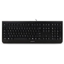 Cherry KC 1000 Corded Keyboard - Durable Black Office Keyboard with Whisper Keys & 4 Hotkeys - Store 42
