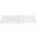 CHERRY KC1000 Flat Corded Keyboard for Professional Office Use | Whisper Keys | USB Plug & Play