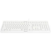 CHERRY KC1000 Flat Corded Keyboard for Professional Office Use | Whisper Keys | USB Plug & Play