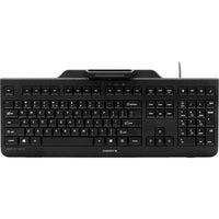 CHERRY KC1000SC Smart Card Security Keyboard | Integrated Chip Reader | Low Profile Design | FIPS-201 Compliant