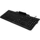 CHERRY KC1000SC Smart Card Security Keyboard | Integrated Chip Reader | Low Profile Design | FIPS-201 Compliant