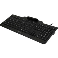 CHERRY KC1000SC Smart Card Security Keyboard | Integrated Chip Reader | Low Profile Design | FIPS-201 Compliant