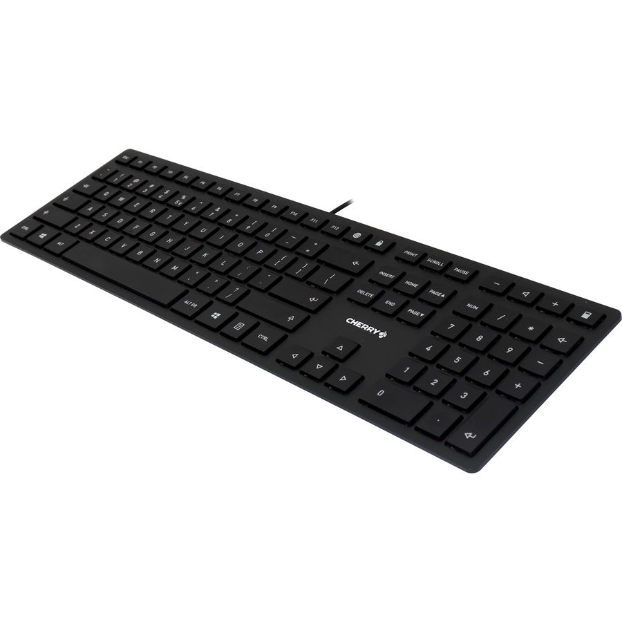 CHERRY KC6000 Slim Black Keyboard | Ultra - Flat Design | High - Quality Scissor Keys - Store 42