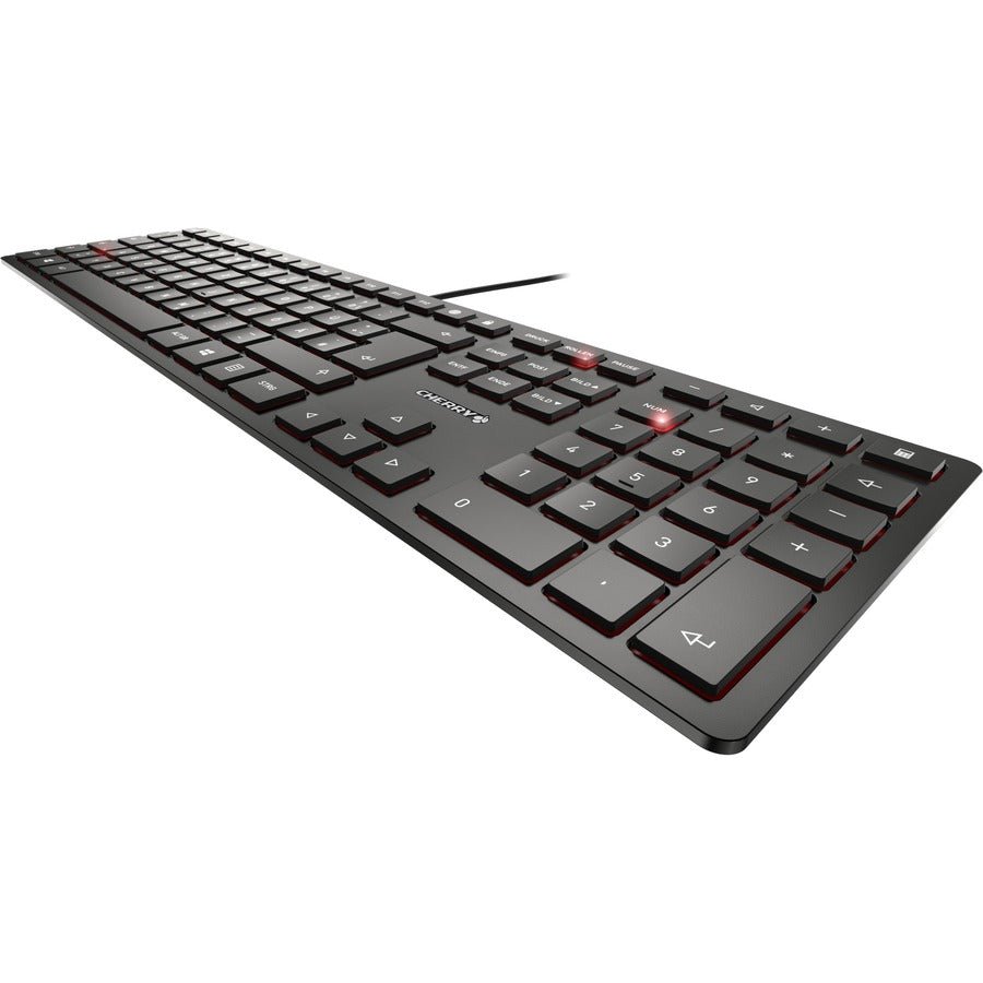 CHERRY KC6000 Slim Black Keyboard | Ultra - Flat Design | High - Quality Scissor Keys - Store 42