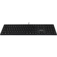 CHERRY KC6000 Slim Black Keyboard | Ultra - Flat Design | High - Quality Scissor Keys - Store 42