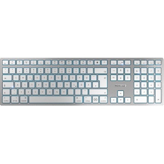CHERRY KW9100 Slim Wireless Keyboard for Mac | Rechargeable | Ultra-Slim Design | 13 Mac Function Keys