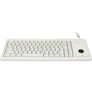 Cherry ML4420 Wired Trackball Keyboard - Compact Design with Optical Trackball for Space - Saving Efficiency - Store 42