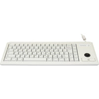 Cherry ML4420 Wired Trackball Keyboard - Compact Design with Optical Trackball for Space - Saving Efficiency - Store 42
