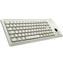 Cherry ML4420 Wired Trackball Keyboard - Compact Design with Optical Trackball for Space - Saving Efficiency - Store 42