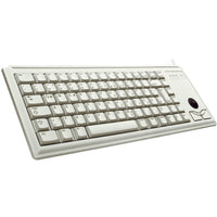 Cherry ML4420 Wired Trackball Keyboard - Compact Design with Optical Trackball for Space - Saving Efficiency - Store 42