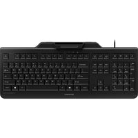 Cherry Secure Board 1.0 Ergonomic NFC Reader Keyboard | Smart Card Support | Black - Store 42