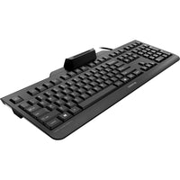 Cherry Secure Board 1.0 Ergonomic NFC Reader Keyboard | Smart Card Support | Black - Store 42