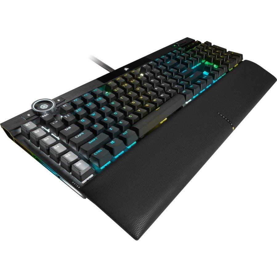 Corsair K100 RGB Mechanical Gaming Keyboard - CHERRY MX Speed Switches, 4,000Hz Axon Technology, Durable Aluminum Frame