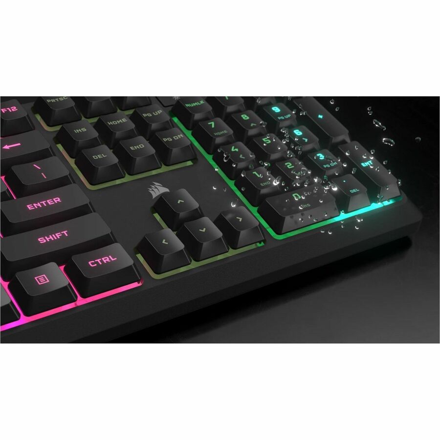 Corsair K55 CORE RGB Gaming Keyboard | Customizable 10 - Zone RGB Backlighting & Programmable Keys - Store 42