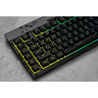Corsair K55 RGB Pro Gaming Keyboard - IP42 Spill Resistant, Customizable RGB, 6 Macro Keys - Store 42
