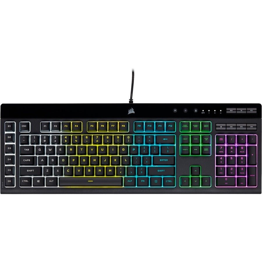 Corsair K55 RGB Pro Gaming Keyboard - IP42 Spill Resistant, Customizable RGB, 6 Macro Keys - Store 42