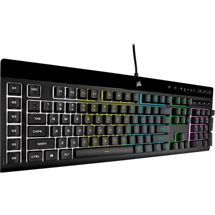 Corsair K55 RGB Pro Gaming Keyboard - IP42 Spill Resistant, Customizable RGB, 6 Macro Keys - Store 42