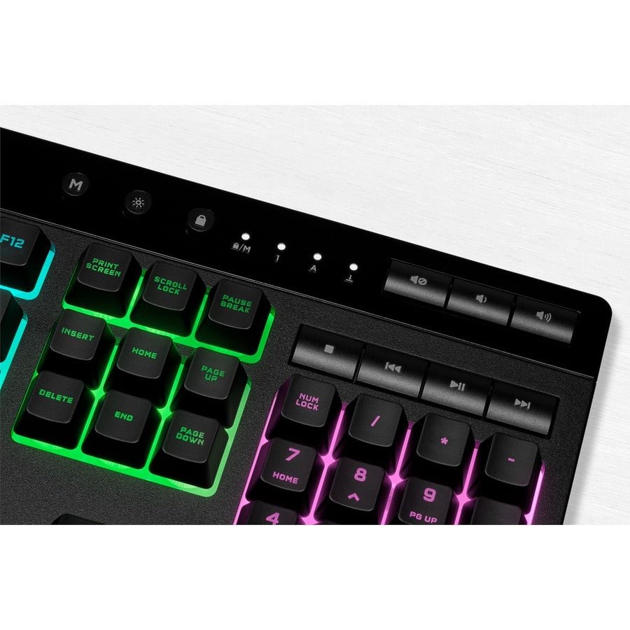 Corsair K55 RGB Pro Gaming Keyboard - IP42 Spill Resistant, Customizable RGB, 6 Macro Keys - Store 42