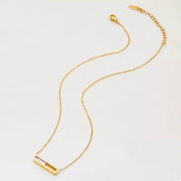 Elegant 18K Gold-Plated Pendant Necklace with Rhinestones - Adjustable Length Options - Store 42