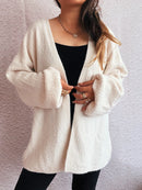 Open Front Long Sleeve Cardigan