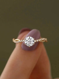 Elegant 925 Sterling Silver Ring with Inlaid Zircon – Luxury and Versatility for Every Occasion - Store 42