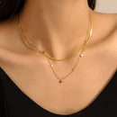18K Gold-Plated Minimalist Necklace