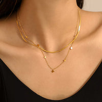 18K Gold-Plated Minimalist Necklace