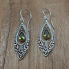 Alloy Rhinestone Cutout Earrings Silver One Size