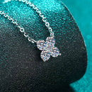 1.26 Carat Moissanite 925 Sterling Silver Geometric Shape Pendant Necklace - Store 42