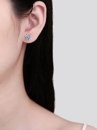 1 Carat Moissanite 925 Sterling Silver Stud Earrings - Store 42