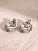 Elegant 18K Gold-Plated Stainless Steel Teardrop Earrings - Dainty Chic Jewelry - Store 42