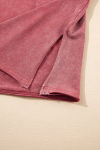 One Shoulder Half Sleeve Oversized Tunic T Shirt