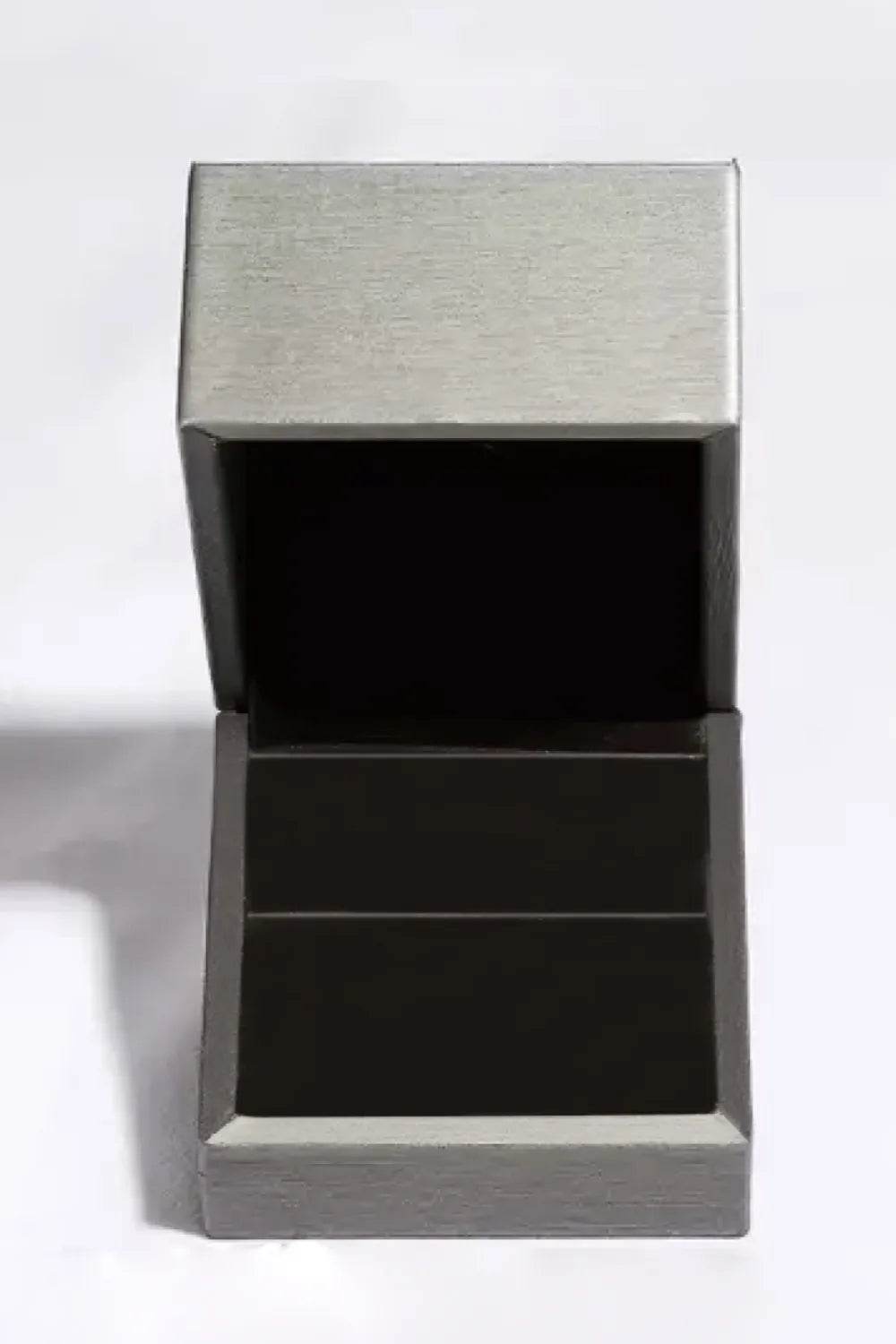 Elegant 925 Sterling Silver Heart Shape Earrings with Platinum Plating - Includes Gift Box - Store 42