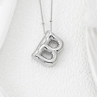 Copper Bubble Letter Pendant Necklace Style B One Size