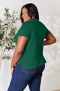 Basic Bae Full Size Round Neck Short Sleeve T-Shirt Plus Size