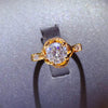 1 Carat Moissanite Zircon 925 Sterling Silver Ring - Store 42