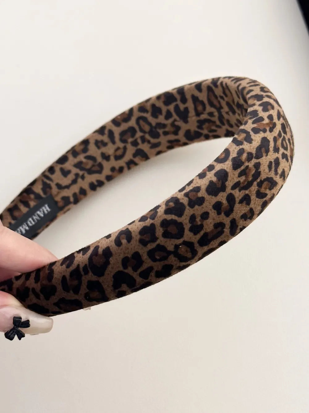 Trendy 1-Piece Leopard Print Polyester Wide Headband for Stylish Hair Accessories