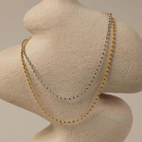 Titanium Steel Beaded Necklace