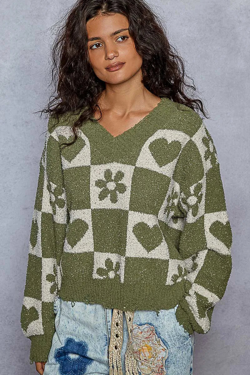 GRASS GREEN/IVORY / S
