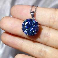 10 Carat Moissanite 925 Sterling Silver Ring and Necklace Set - Store 42