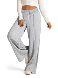 Full Size Drawstring Relaxed Fit Wide Leg Pants Plus Size - Store 42
